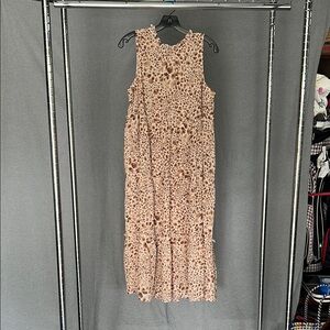 Leopard Print Sleeveless Dress
